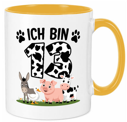 13 Geburtstag | Jahre Farmer Kind Humor Geschenkidee Tasse