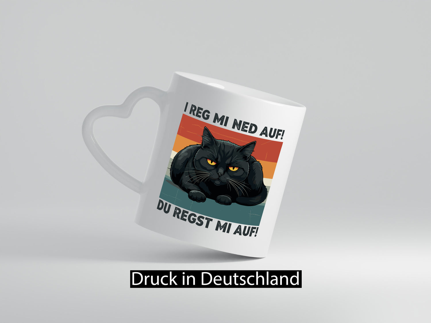 Du regst mi Auf | Böse Katze Reg ned lustiger Spruch Geschenk Tierliebhaber