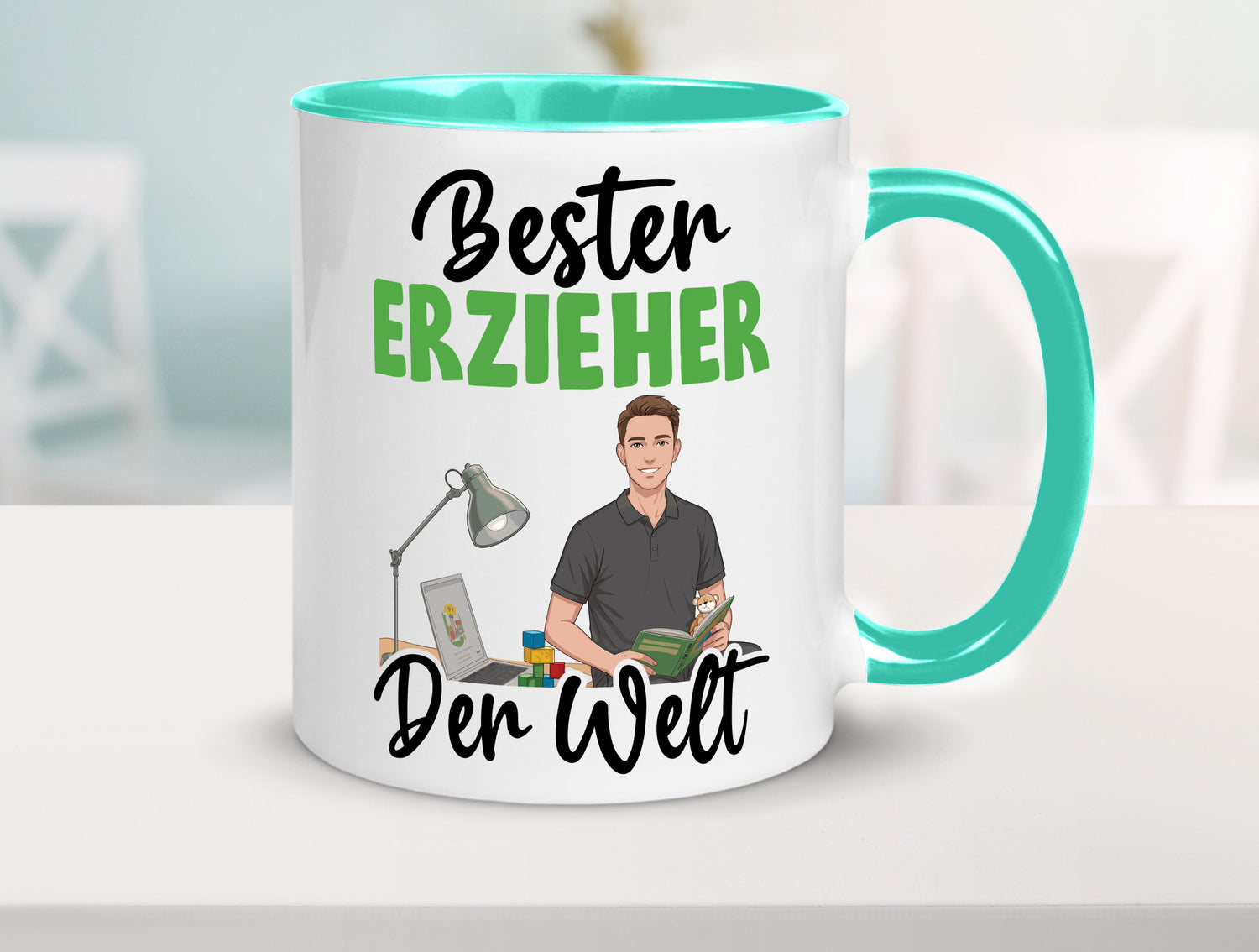 Bester Erzieher | Pädagoge Schule v2 Geschenk Humor Geschenkidee lustiger