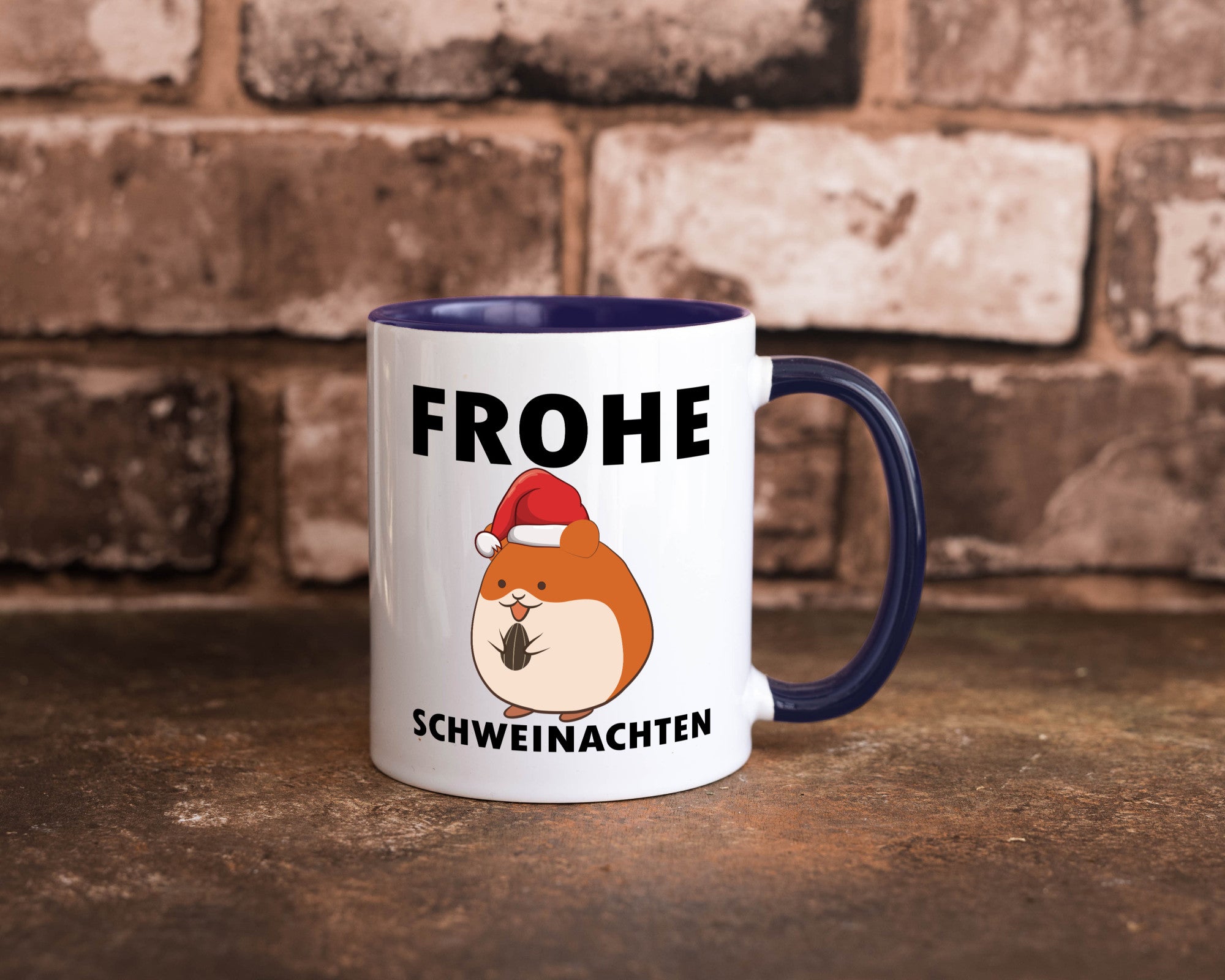 Frohe Schweinachten | Meerschweinchen Weihnachten lustiger Spruch Geschenk