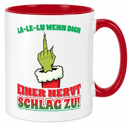 La Le Lu | Weihnachten Weihnachtsmuffel Lichter vl11 Humor Geschenkidee Tasse
