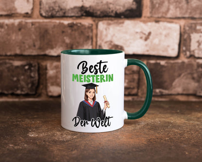 Beste Meisterin | Meisterbrief v2 Geschenk Humor Geschenkidee lustiger Spruch
