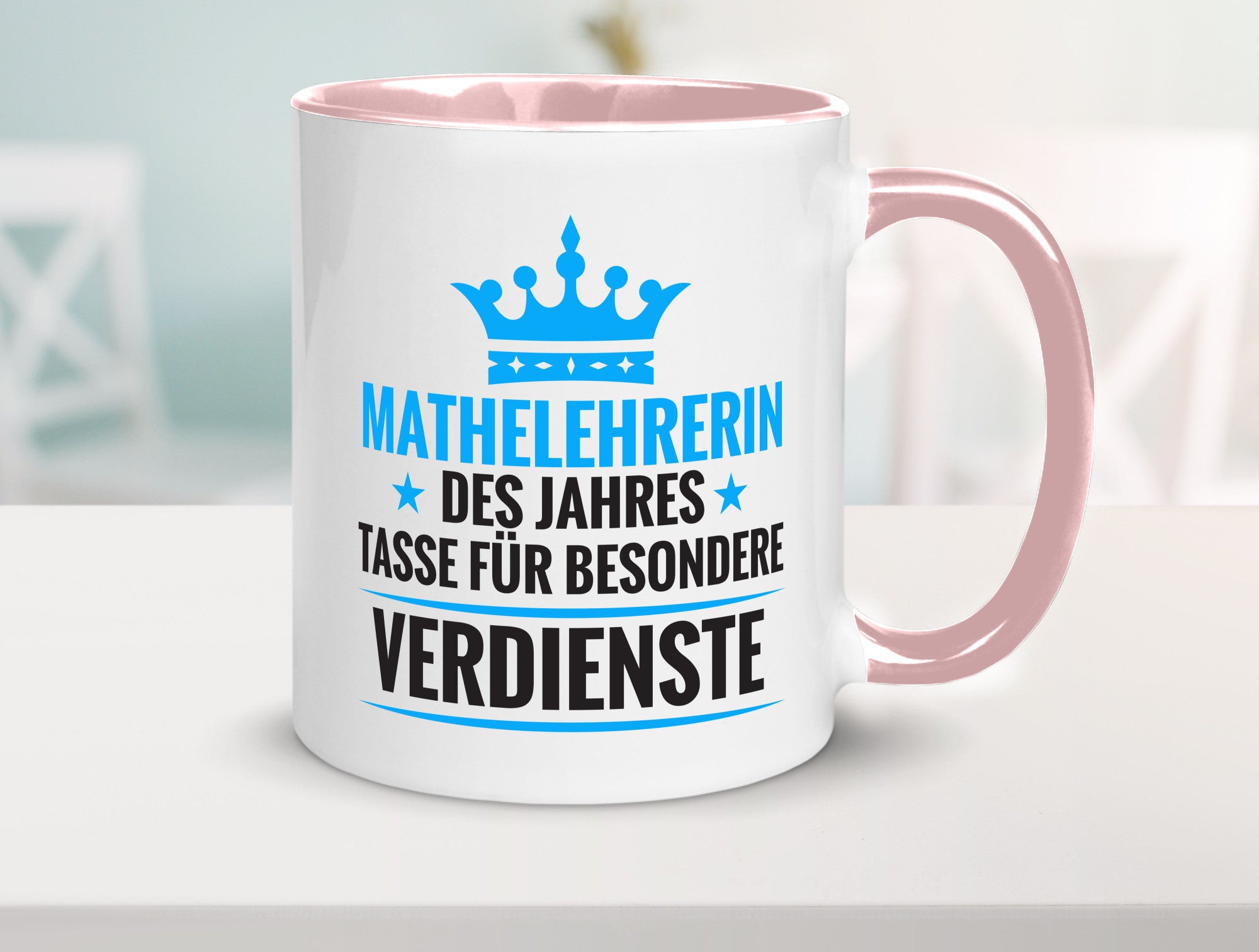 Besonderer Verdienst: Mathelehrerin | Lehrer Mathe Humor Geschenkidee Tasse