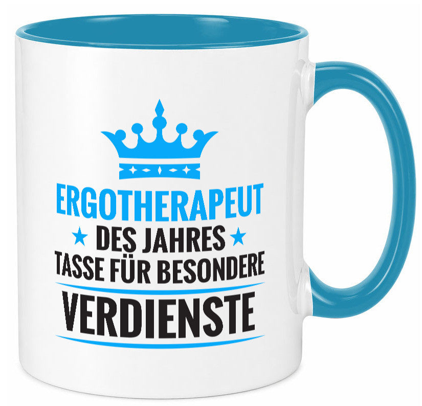 Besonderer Verdienst: Ergotherapeut | Ergotherapie Geschenkidee Humor Tasse