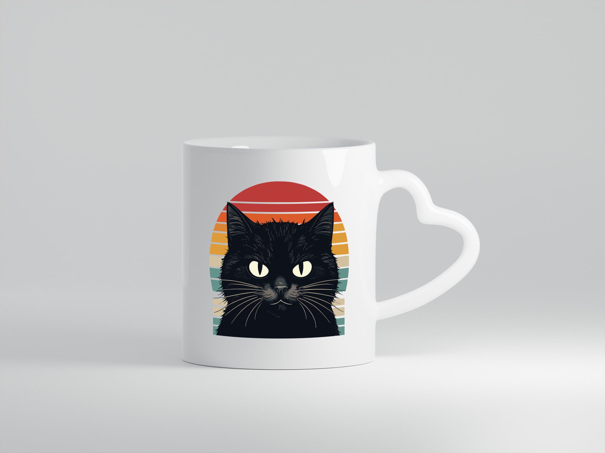 Schwarze Katze | Katzenliebhaber Böse Geschenk Tierliebhaber Humor lustiger