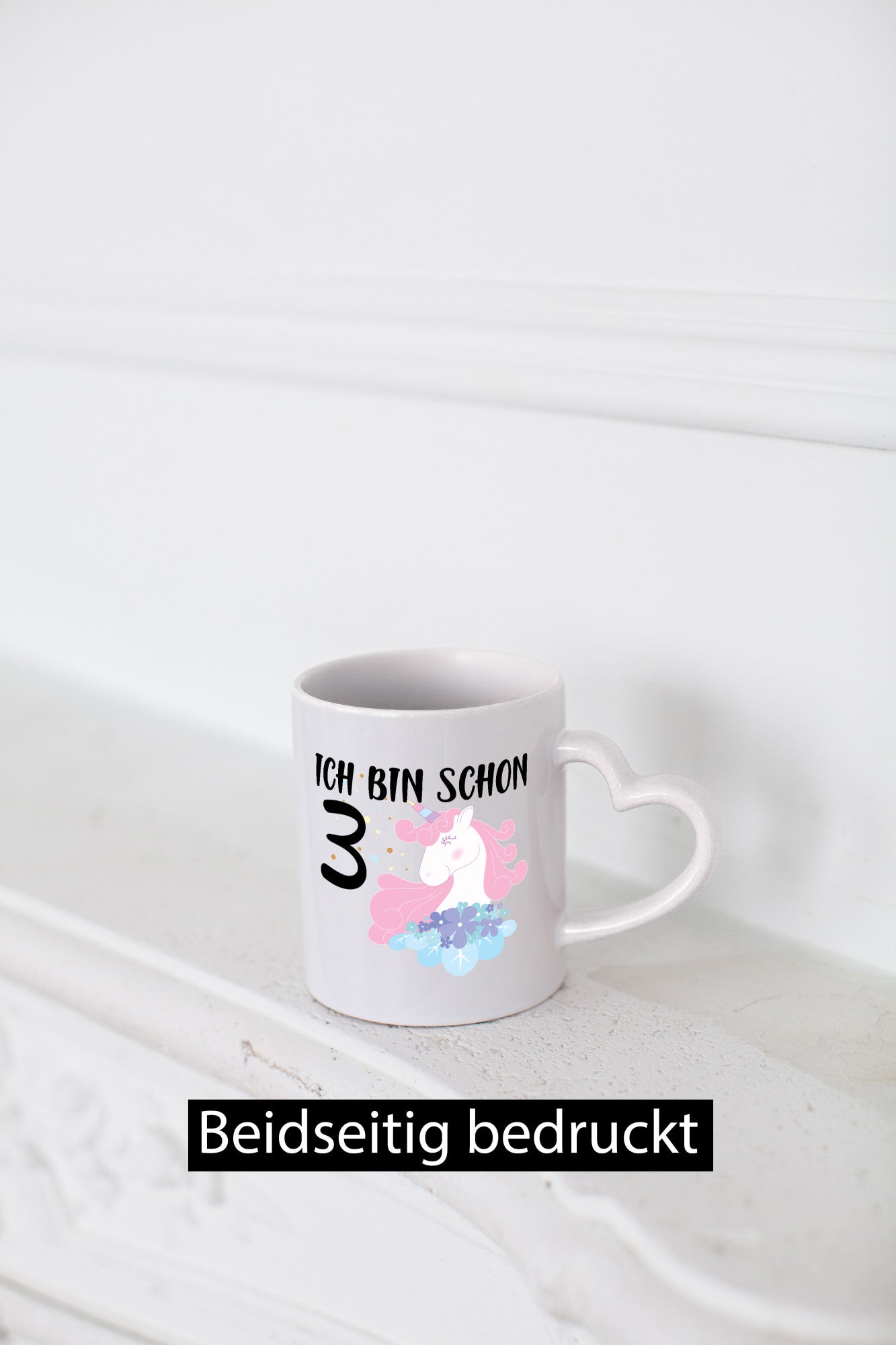 Ich bin schon 3 | 3. Geburtstag Kind Jährige Einhorn Geschenkidee Humor Tasse