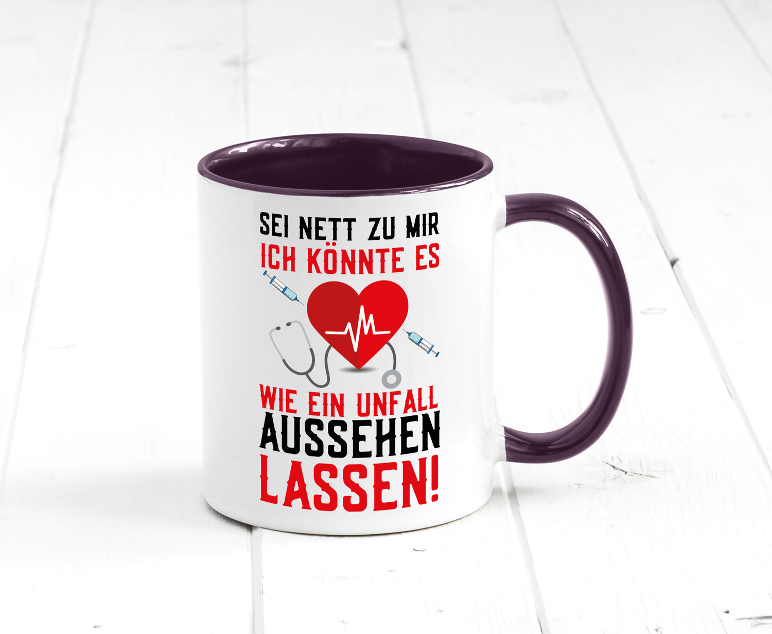 Sei nett zu mir | Krankenschwester Arzt Klinik Spritze v2 lustig Humor