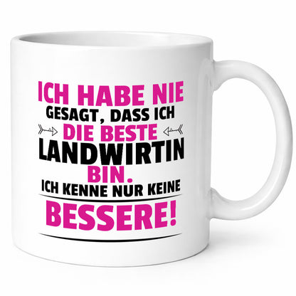 Der Beste Landwirtin| Bäuerin | Landwirtschaft Geschenkidee Humor Tasse