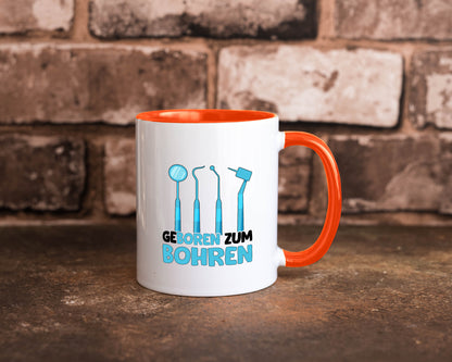 Geboren zum Bohren | Zahnarzthelferin Zahnarzt lustiger Spruch Geschenk Humor
