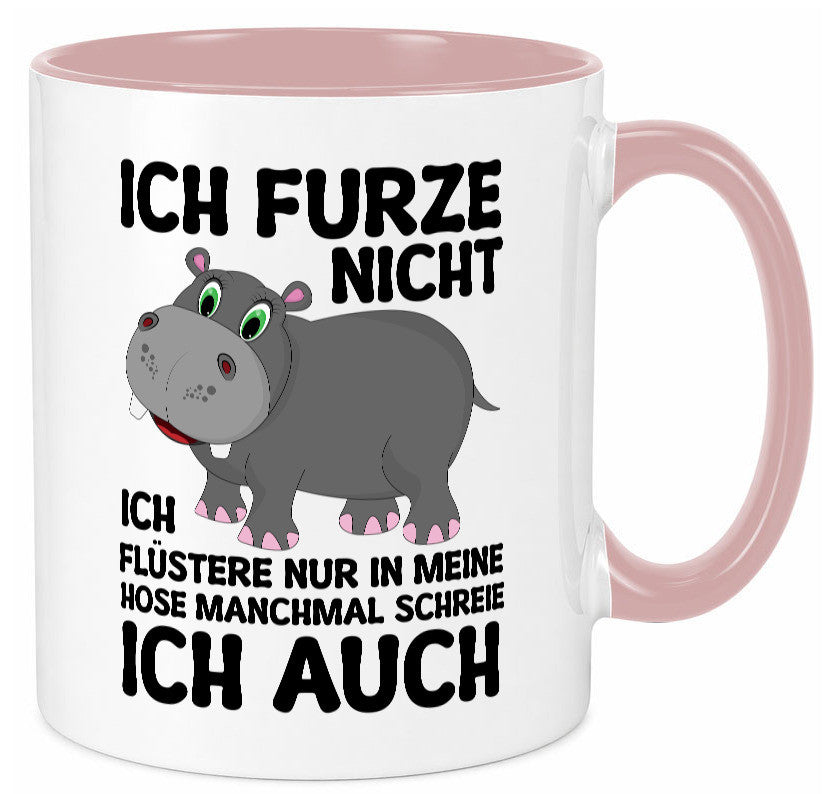 Ich furze nicht | furznilpferd v2 Humor Geschenkidee Tasse