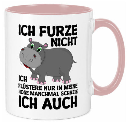 Ich furze nicht | furznilpferd v2 Humor Geschenkidee Tasse