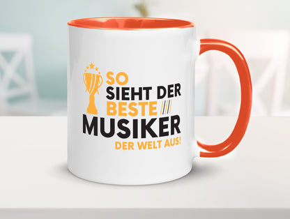 Der Weltbeste Musiker | Musik Musikant lustig Humor Geschenkidee Geschenk Tasse