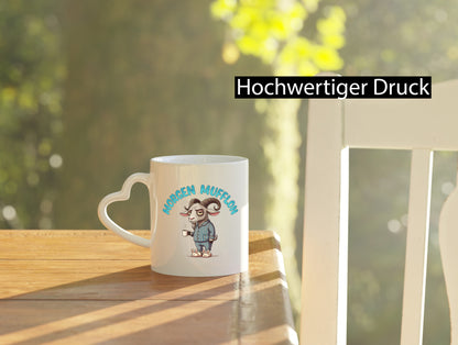 Morgen Mufflon | Morgenmuffe v2 lustig Humor Geschenkidee Geschenk Tasse