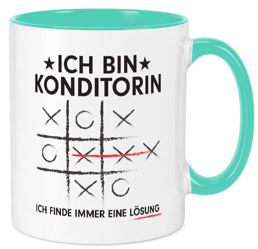 Löse Probleme: Konditorin | Konditorei lustiger Spruch Geschenk Humor