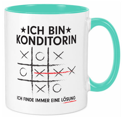 Löse Probleme: Konditorin | Konditorei lustiger Spruch Geschenk Humor