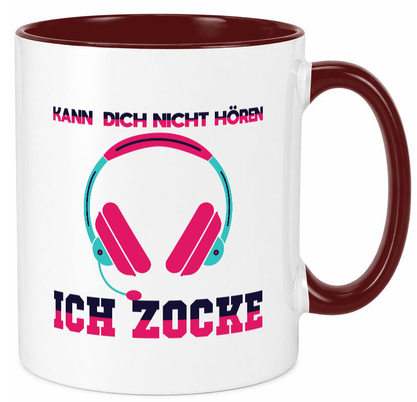 Kann dich nicht hören ich Zocke | Gamer Zocken Zocker Geschenkidee Humor Tasse