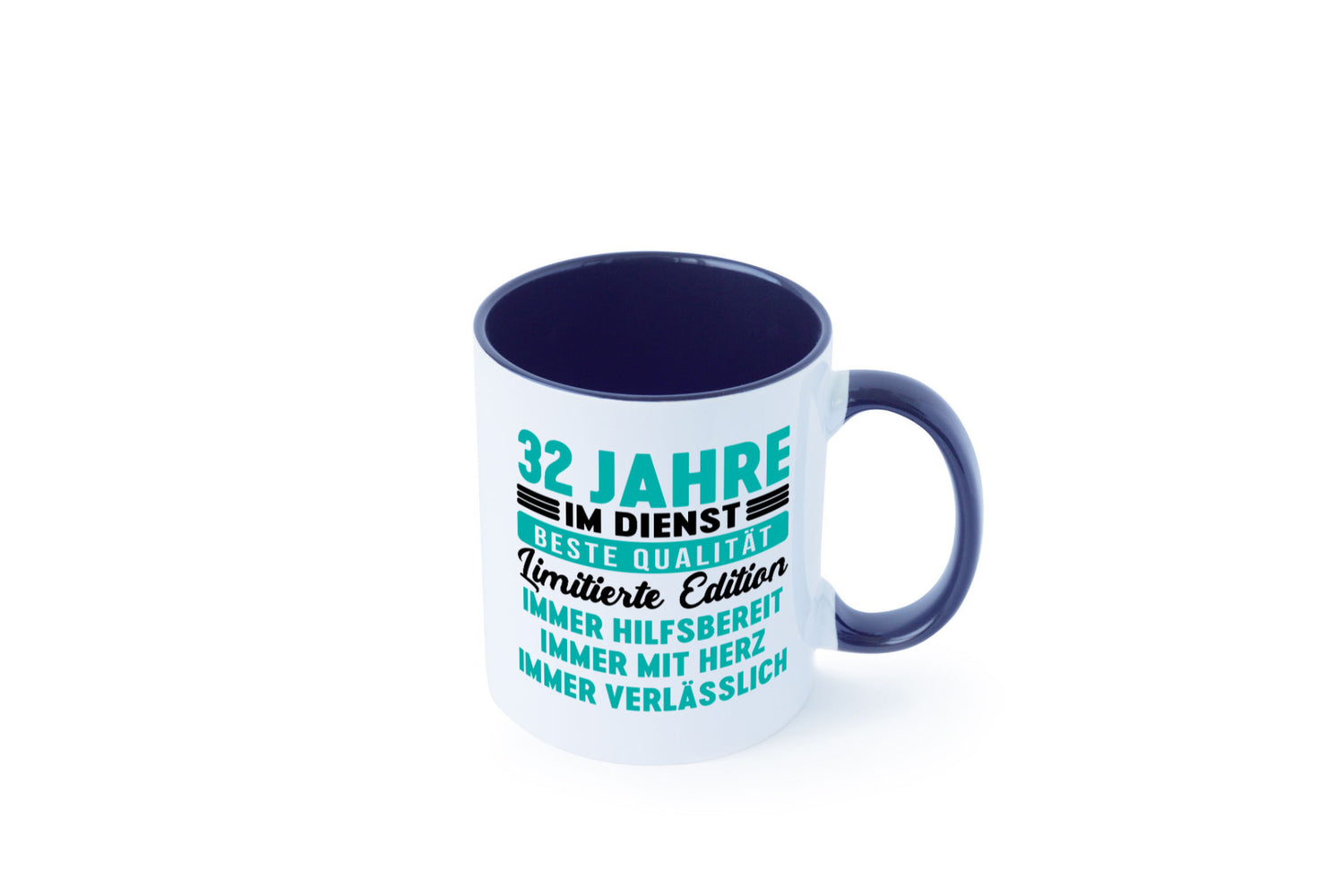 32 Jahre im Dienst | Jubiläum Arbeit v5 Geschenkidee Kollegen Büro Humor Tasse