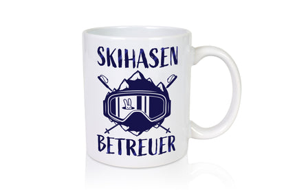 Skihasen Betreuer | Ski-Brille Berge Ski-Stöcke Geschenkidee Humor Tasse