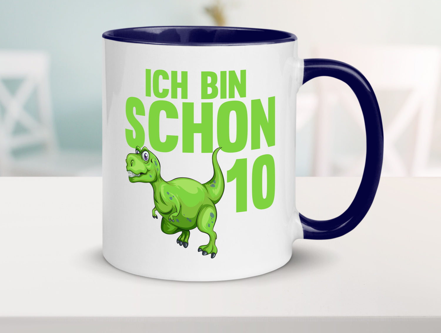 10. Geburtstag | 10 Jahre Dino Dinosaurier Geschenk Geschenkidee lustiger