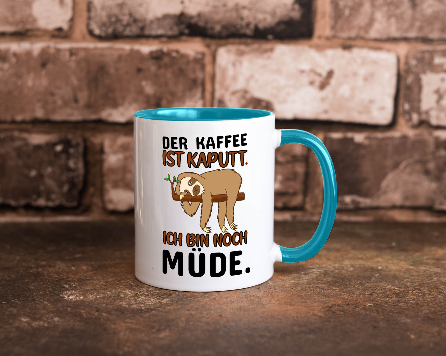 Der Kaffee ist kaputt v2 Geschenk Humor Geschenkidee lustiger Spruch Tasse