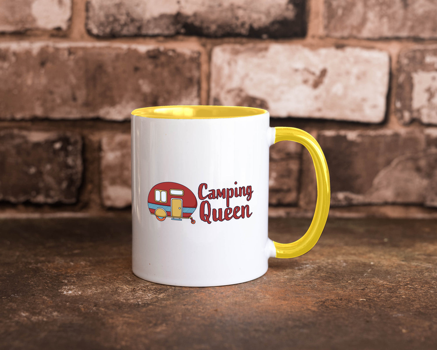 Camping Queen | Wohnanhänger Geschenk Humor Geschenkidee lustiger Spruch Tasse
