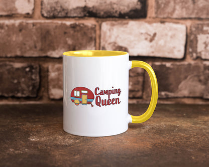 Camping Queen | Wohnanhänger Geschenk Humor Geschenkidee lustiger Spruch Tasse