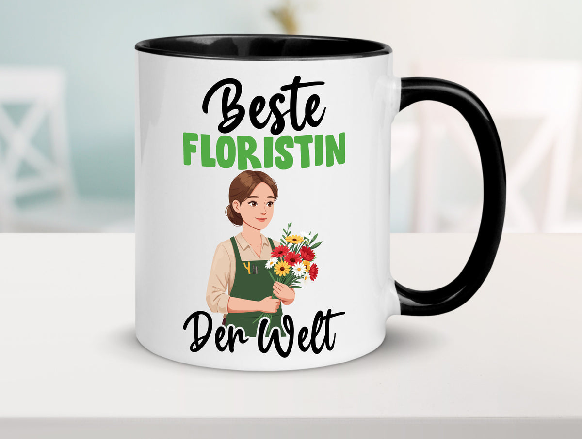 Beste Floristin | Blumen VerkÃƒÂ¤uferin Humor Geschenkidee Tasse