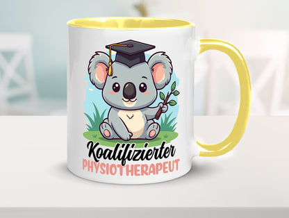 Koalifizierter Physiotherapeut Geschenk Humor Geschenkidee lustiger Spruch Tasse