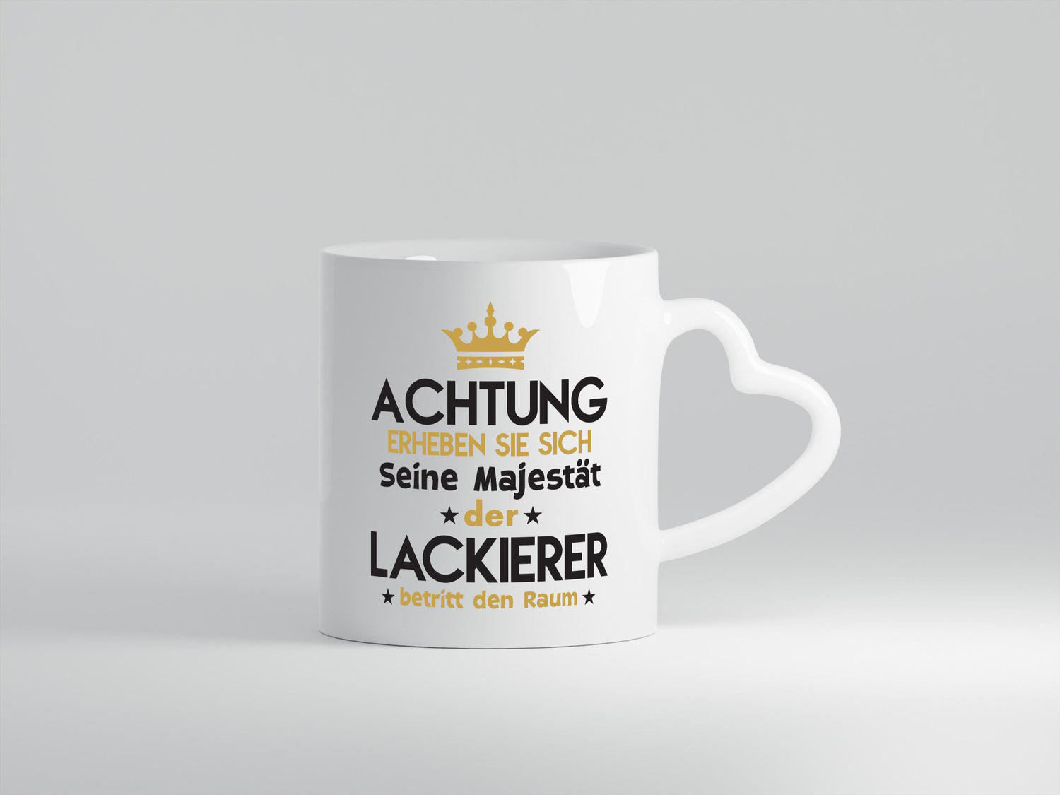 Seine Majestät Lackierer | Definition lackieren Geschenk Humor Geschenkidee