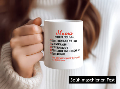 Mama ich liebe dich | Ohne wäre nicht Muttertag Geschenk Familie Geschenkidee
