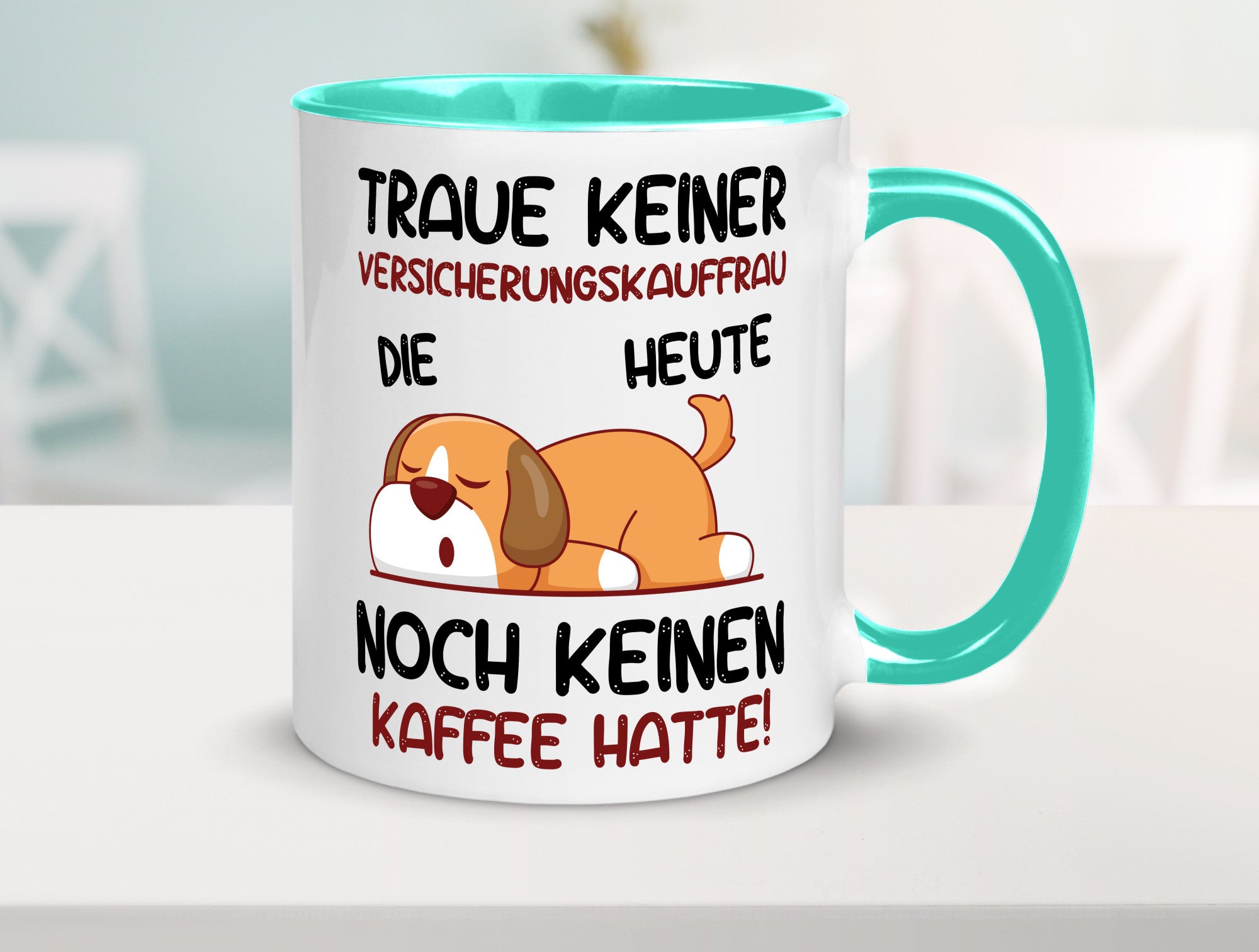 Traue keiner Versicherungskauffrau | Kauffrau Geschenk Humor Geschenkidee