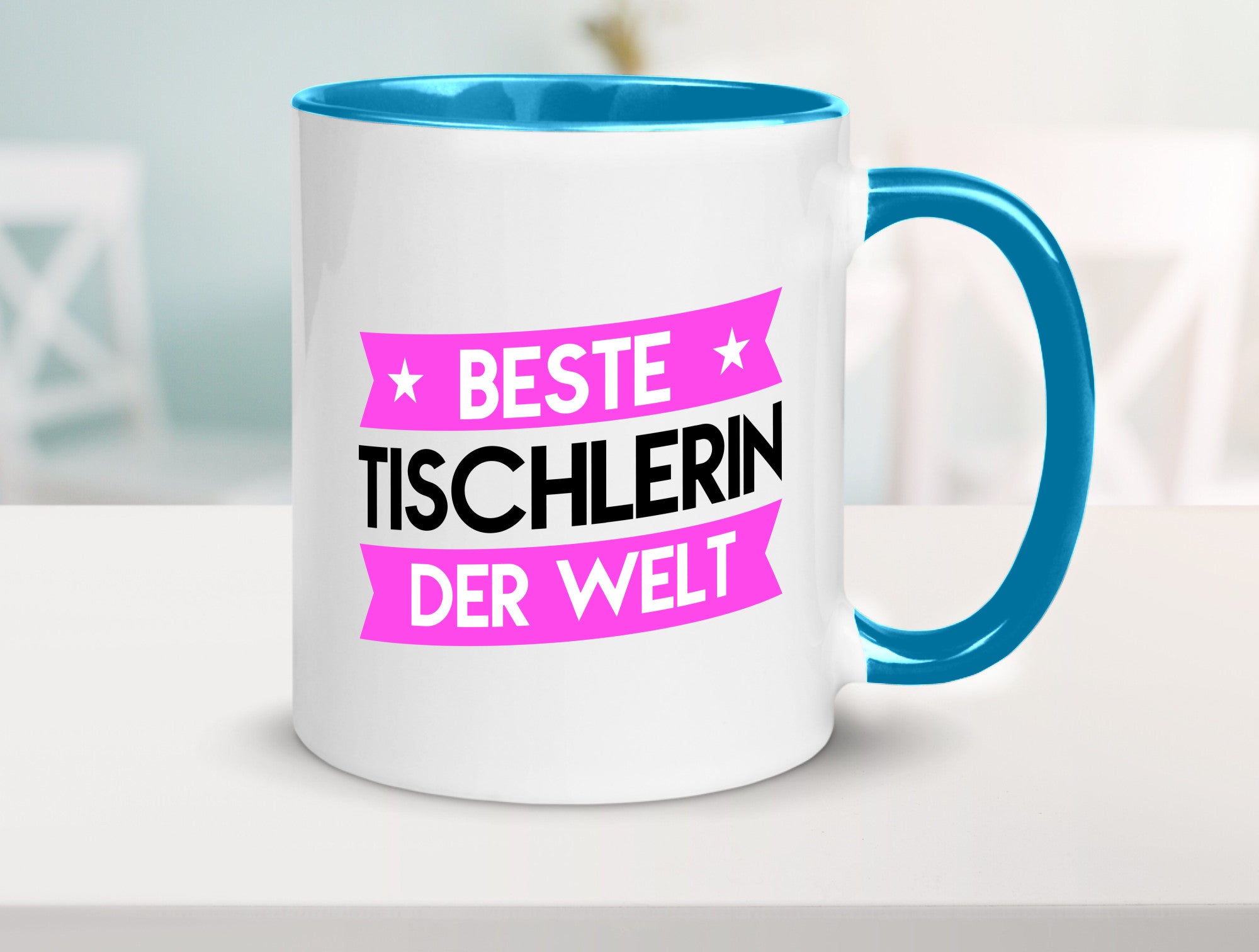 Beste Tischlerin | Tischlerei lustiger Spruch Geschenk Humor Geschenkidee Tasse