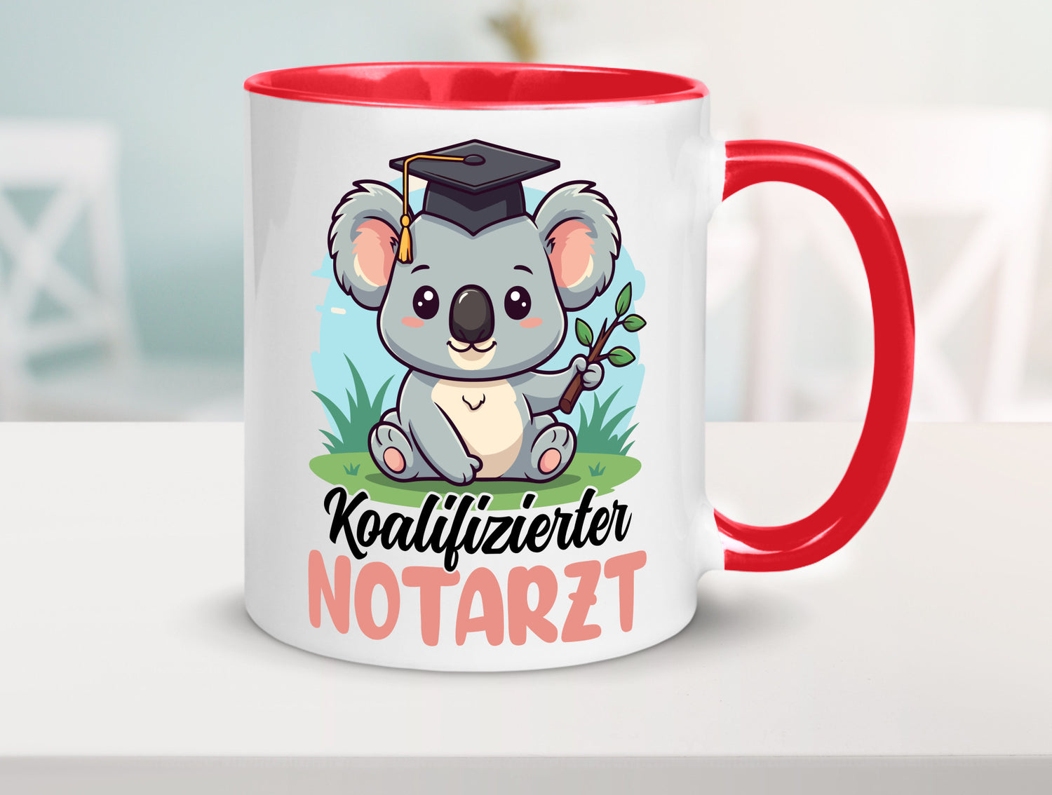 Koalifizierter Notarzt | Arzt Geschenk Humor Geschenkidee lustiger Spruch Tasse