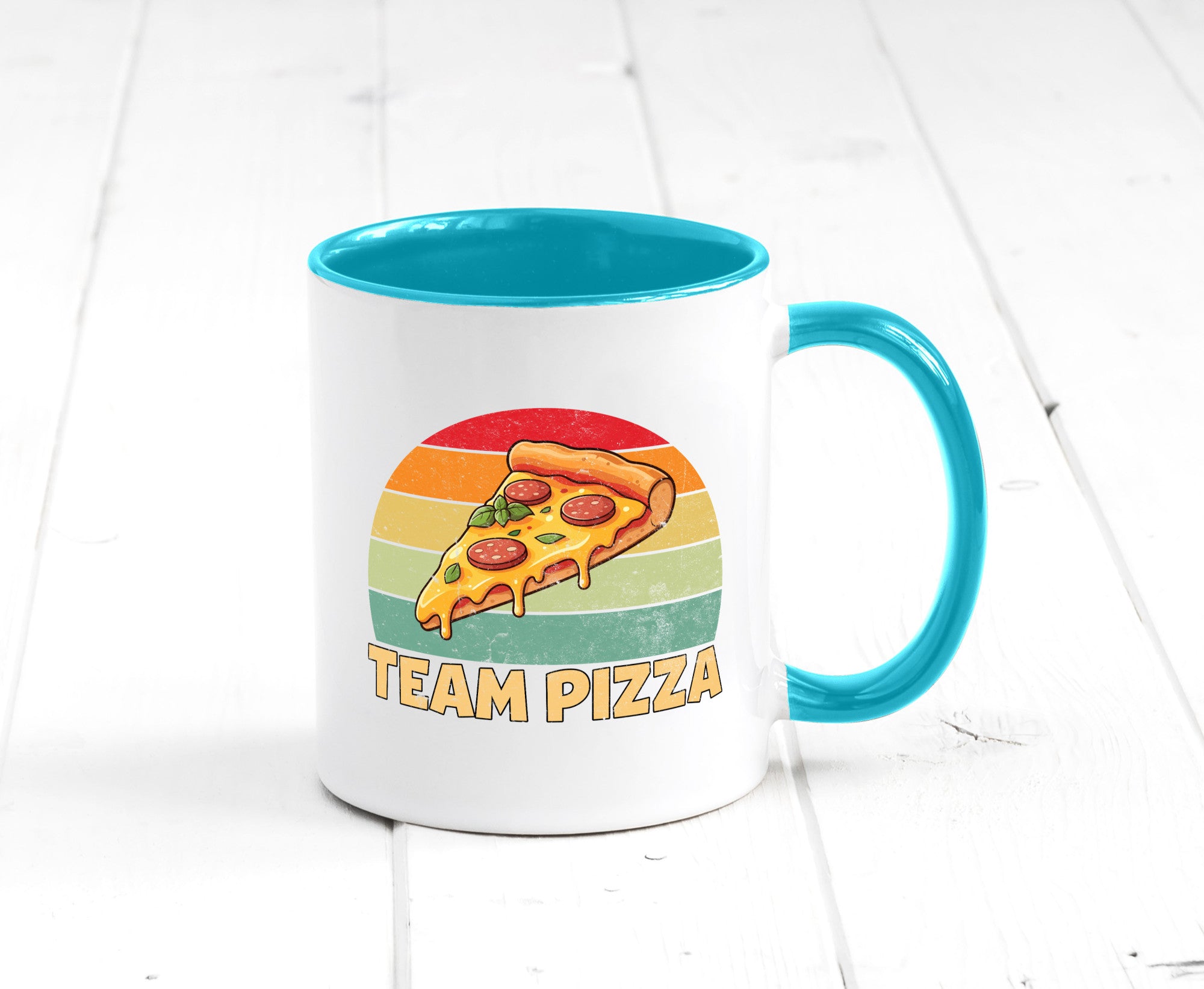 Team Pizza | Pizzaliebhaber Lover v2 Geschenkidee Humor Tasse