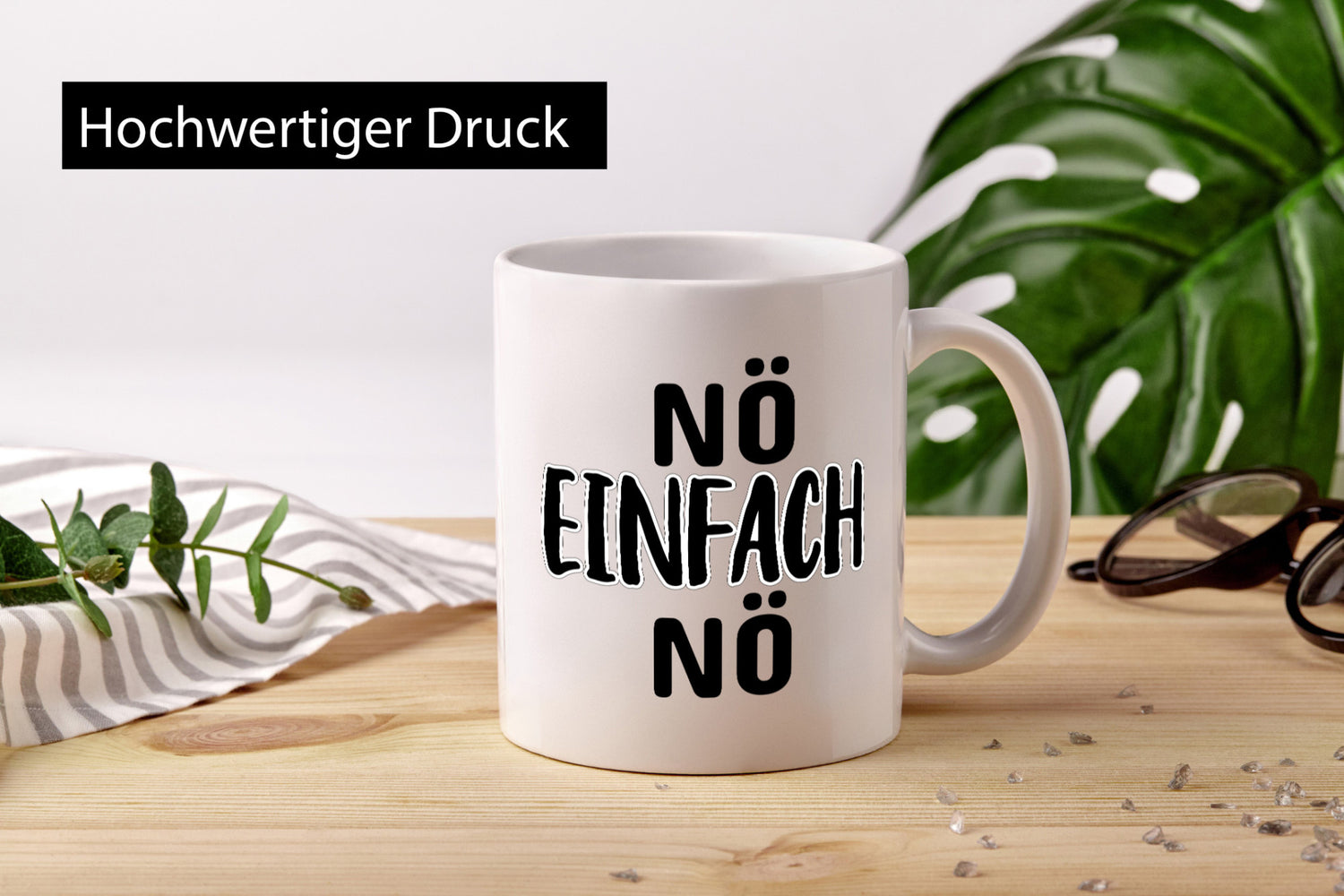 Nö einfach lustiger Spruch Geschenk Humor Geschenkidee Tasse