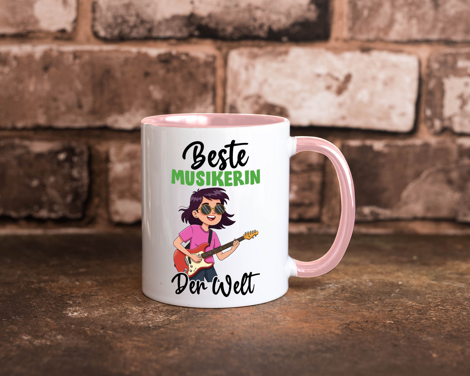 Beste Musikerin | Musik Musikantin v2 Geschenkidee Humor Tasse
