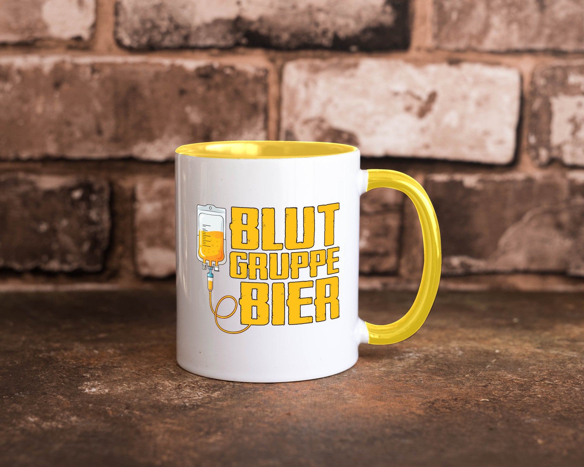 Blutgruppe Bier | Saufen Trinken Biertrinker Humor Geschenkidee Tasse
