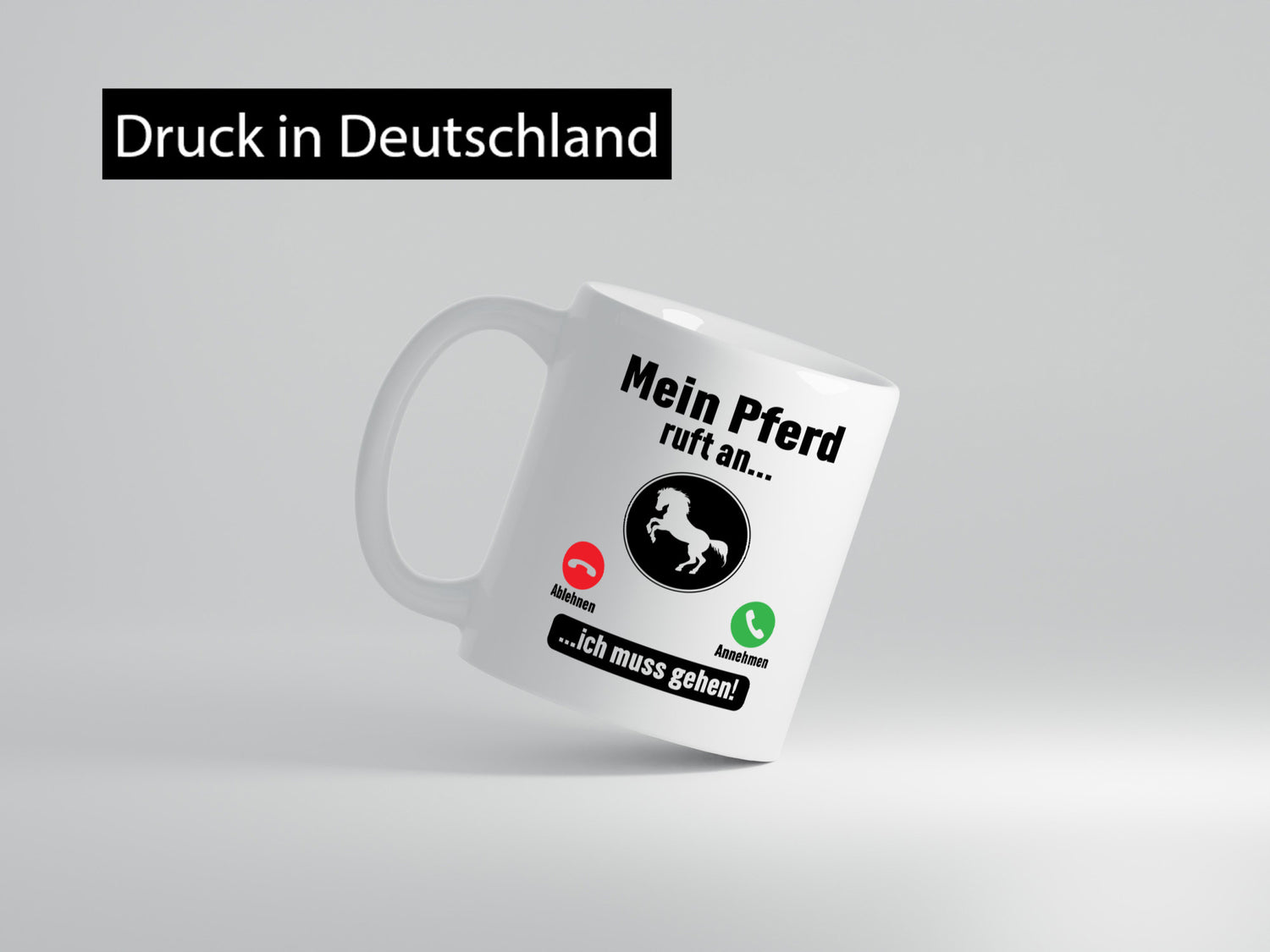 Mein Pferd ruft an | Muss ran gehen Pferdeliebhaber lustig Humor Geschenkidee