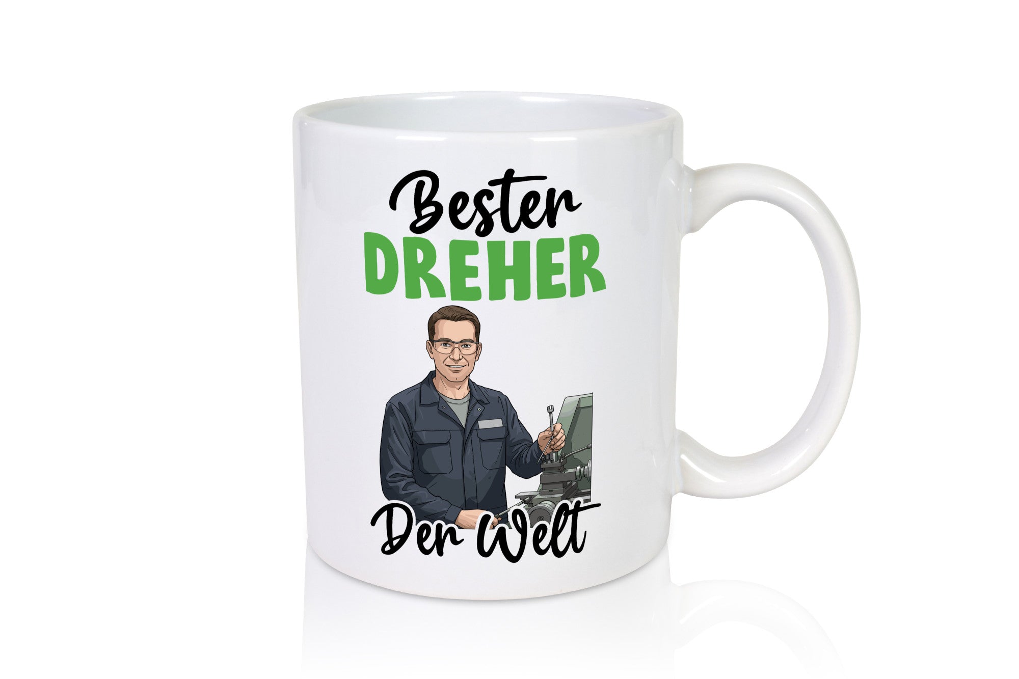 Bester Dreher | Fräser v2 lustig Humor Geschenkidee Geschenk Tasse