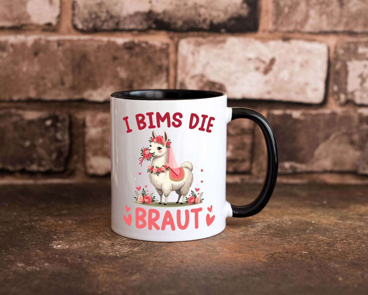 I bims die Braut | Einhorn JGA Hochzeit lustig Humor Geschenkidee Geschenk Tasse