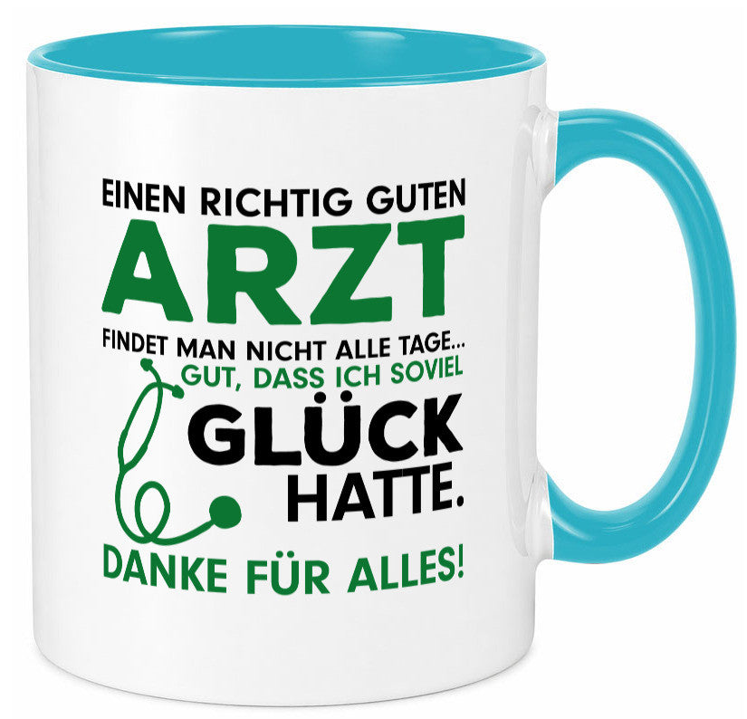 Richtig guter Arzt | Dankeschön Tasse Ã„rzte Spruch Geschenk Humor Geschenkidee