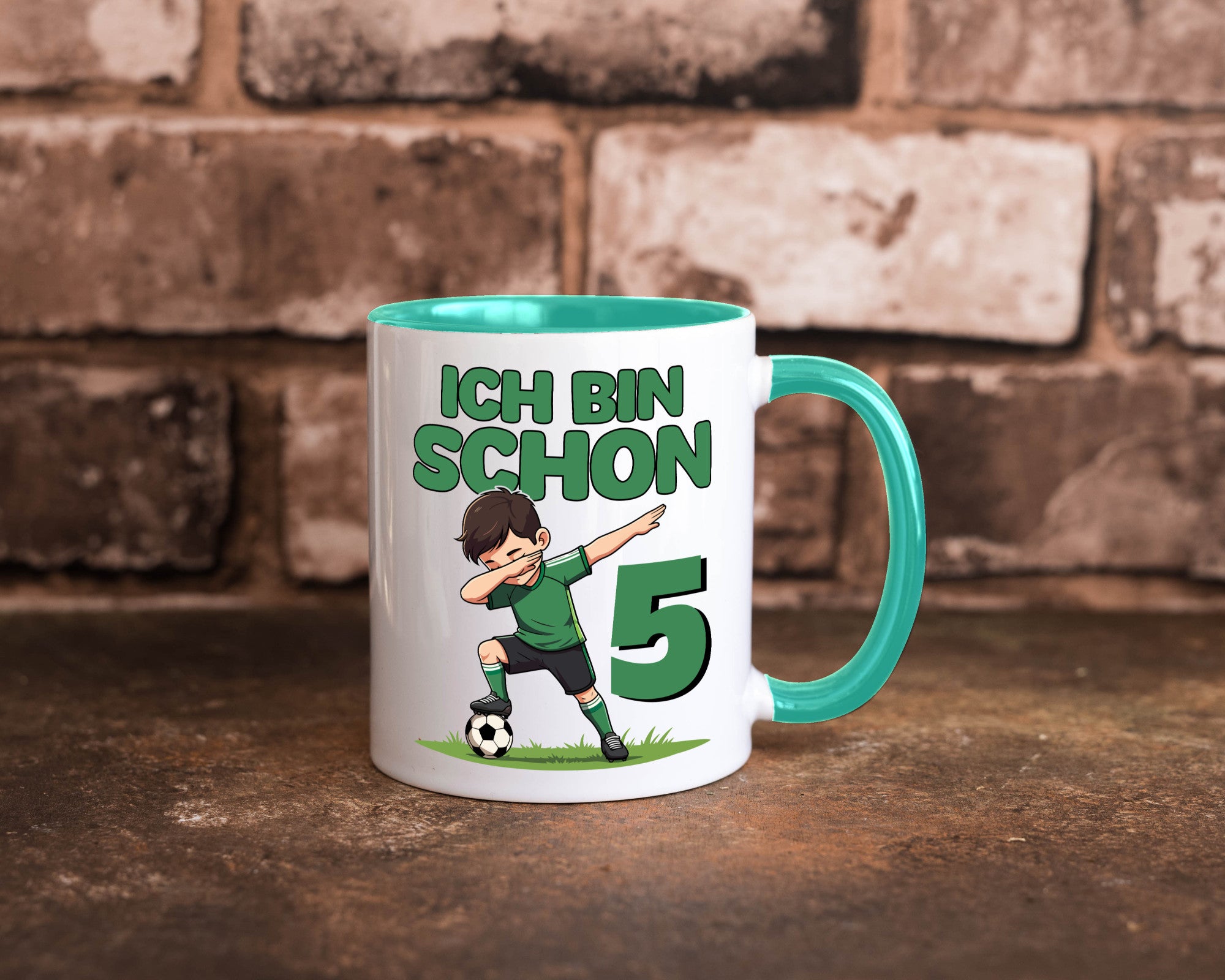 5. Geburtstag | 5 Jahre Fußballer lustiger Spruch Geschenk Geschenkidee Tasse