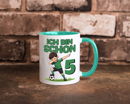 5. Geburtstag | 5 Jahre Fußballer lustiger Spruch Geschenk Geschenkidee Tasse