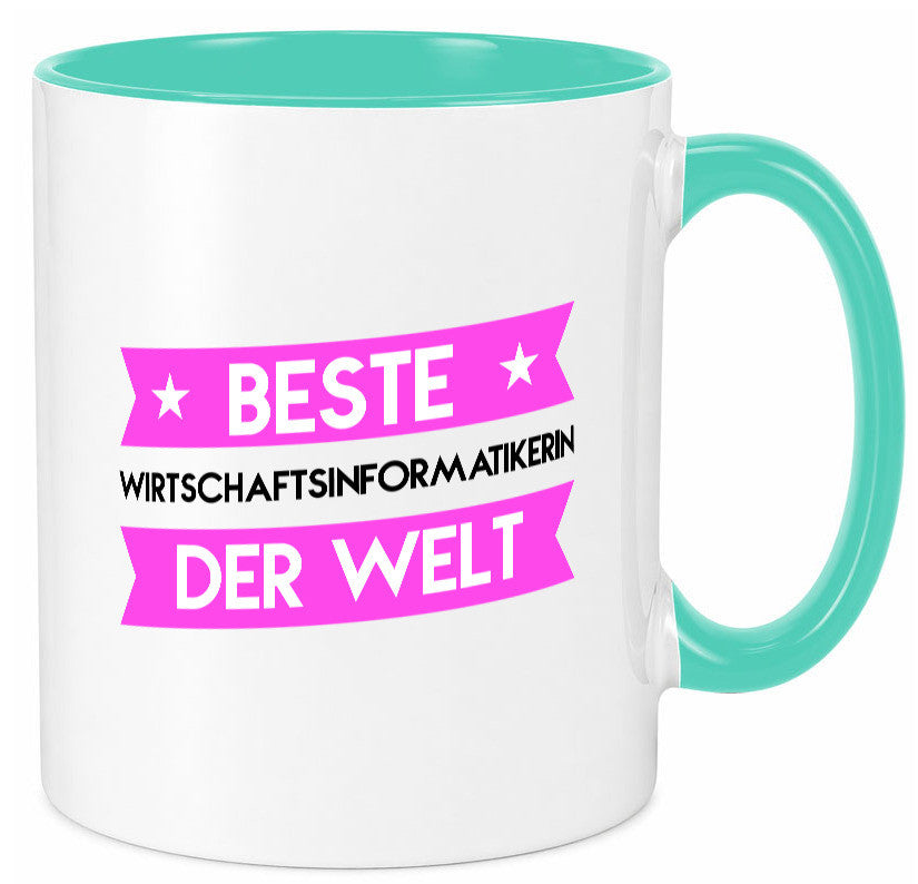 Beste Wirtschaftsinformatikerin | Wirtschaft Informatik Humor Geschenkidee Tasse