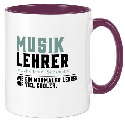 Musiklehrer | Lehrer Unterricht Lieblingslehrer Geschenkidee Humor Tasse