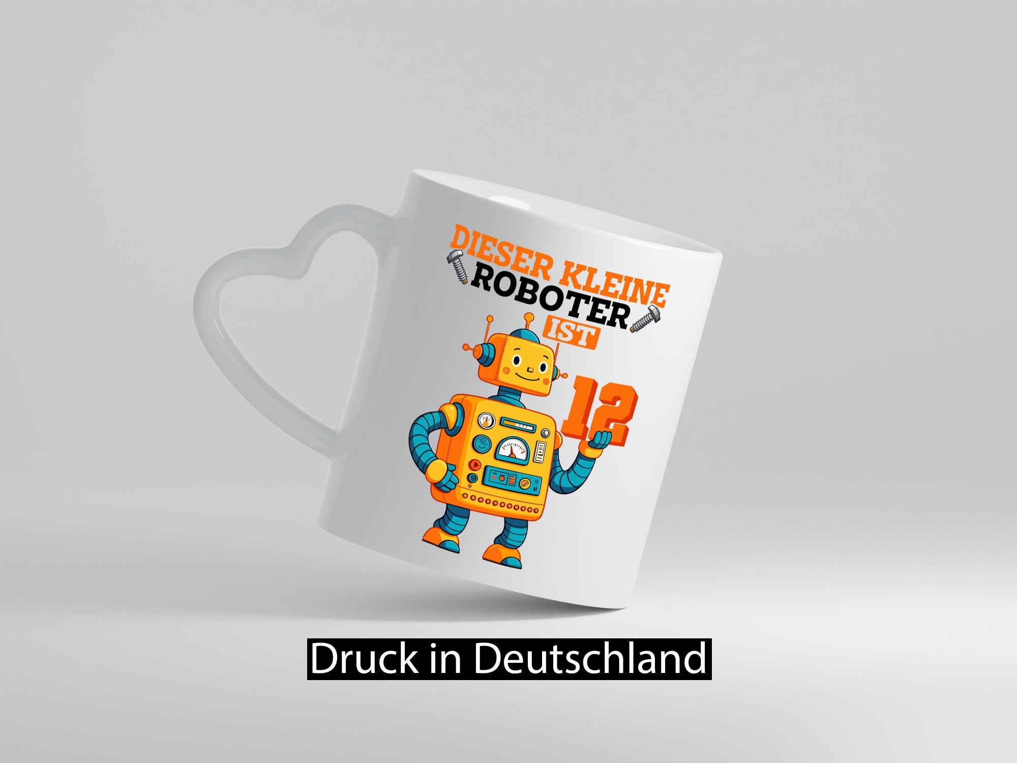 12. Geburtstag | 12 Jahre Roboter Junge Humor Geschenkidee Tasse
