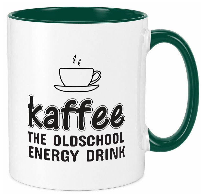 Oldschool Kaffee | Kaffeetrinker Tasse Statement lustiger Spruch Geschenk Humor