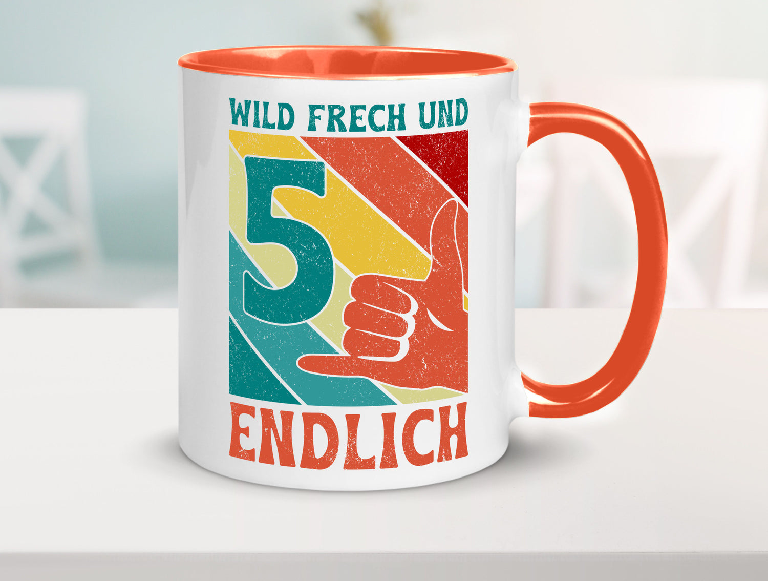 5. Geburtstag | 5 Jahre Wild und Frech Geschenk Geschenkidee lustiger Spruch