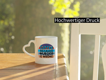 Kaffeetrinker Tasse | schwarzer Humor Büro Spruch Geschenk Arbeit Kollegen