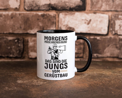 Jungs vom Gerüstbau | Gerüstbauer Tasse Baustelle Geschenk Humor Geschenkidee